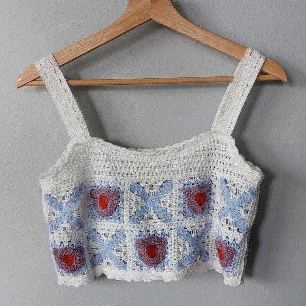 Flower Crochet Top